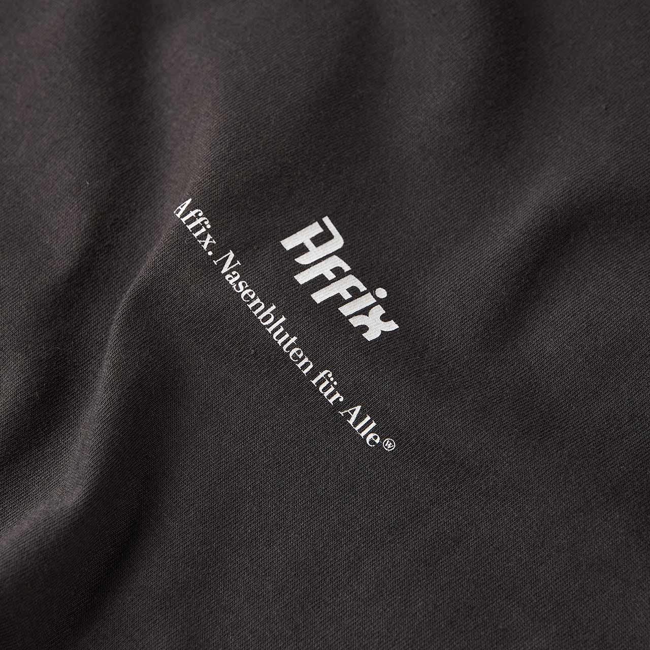 affix works affix works nasenbluten t-shirt (black)