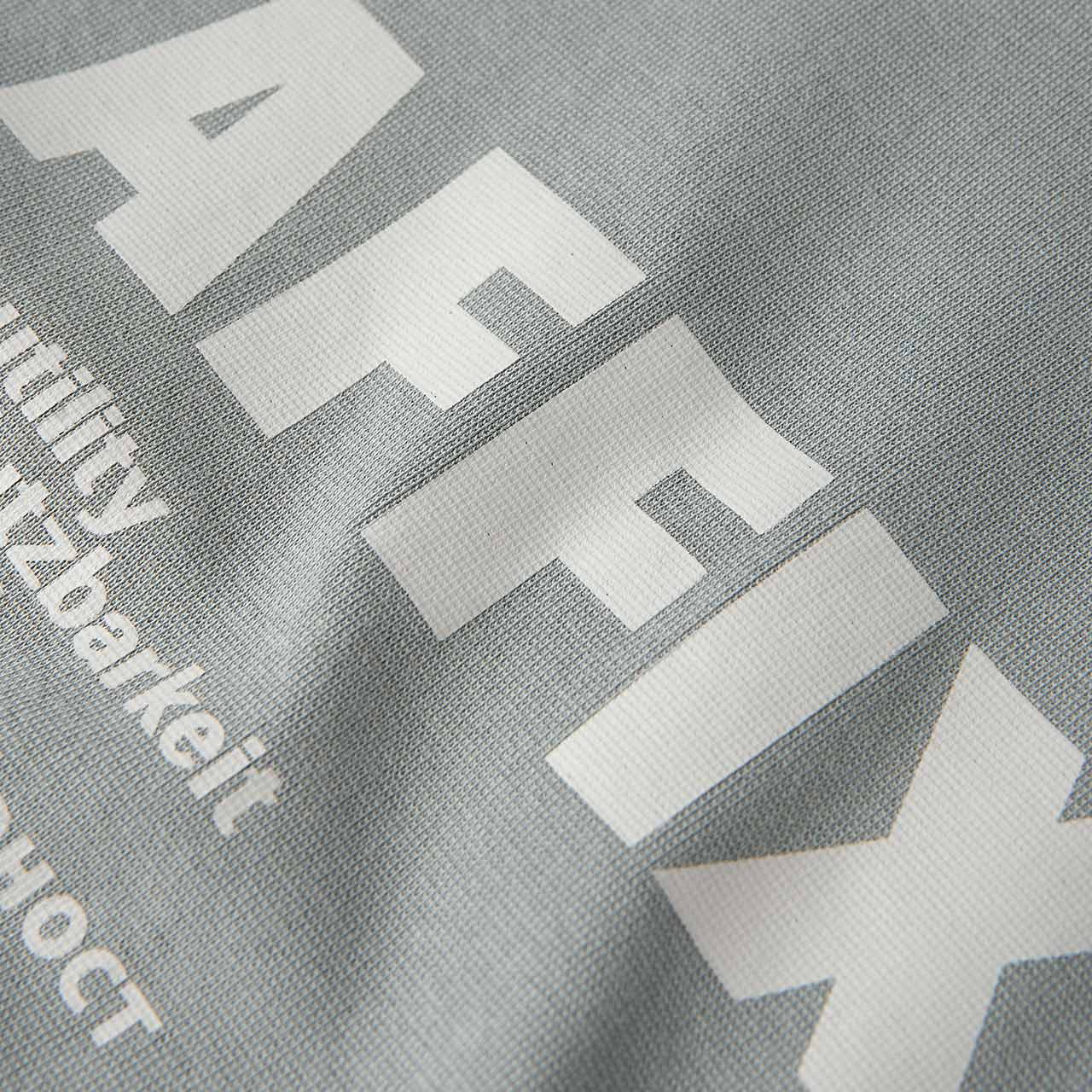 affxwrks standardised logo pocket t-shirt (silver grey)