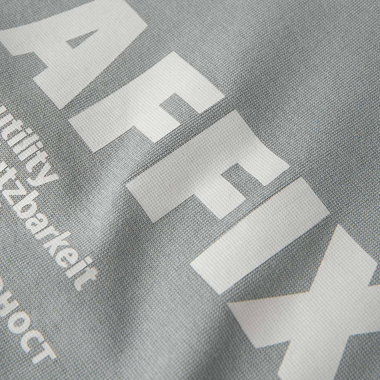 affix works affix works standardised logo pocket t-shirt (silver grey)