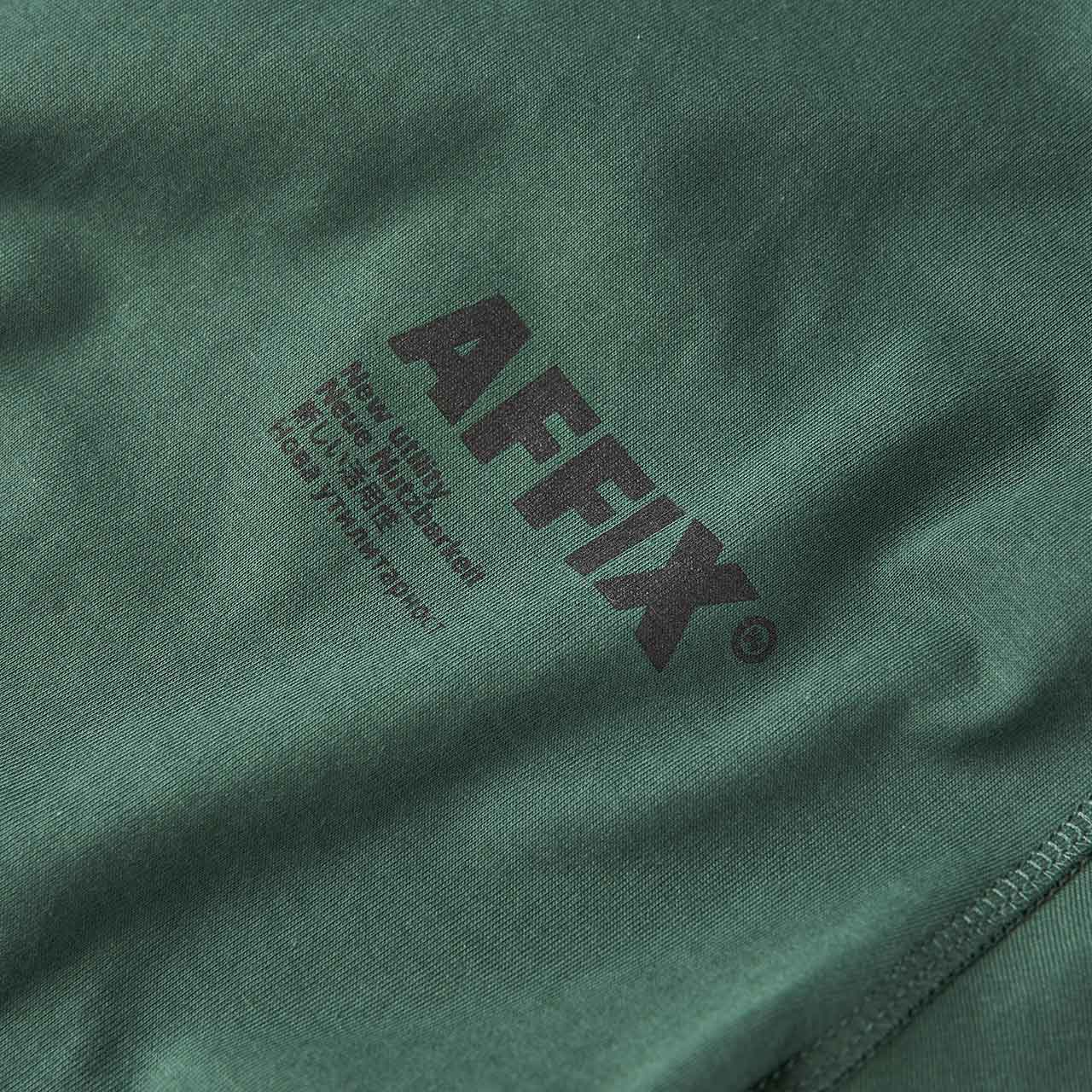 affix works affix works standardised logo t-shirt (deep green)
