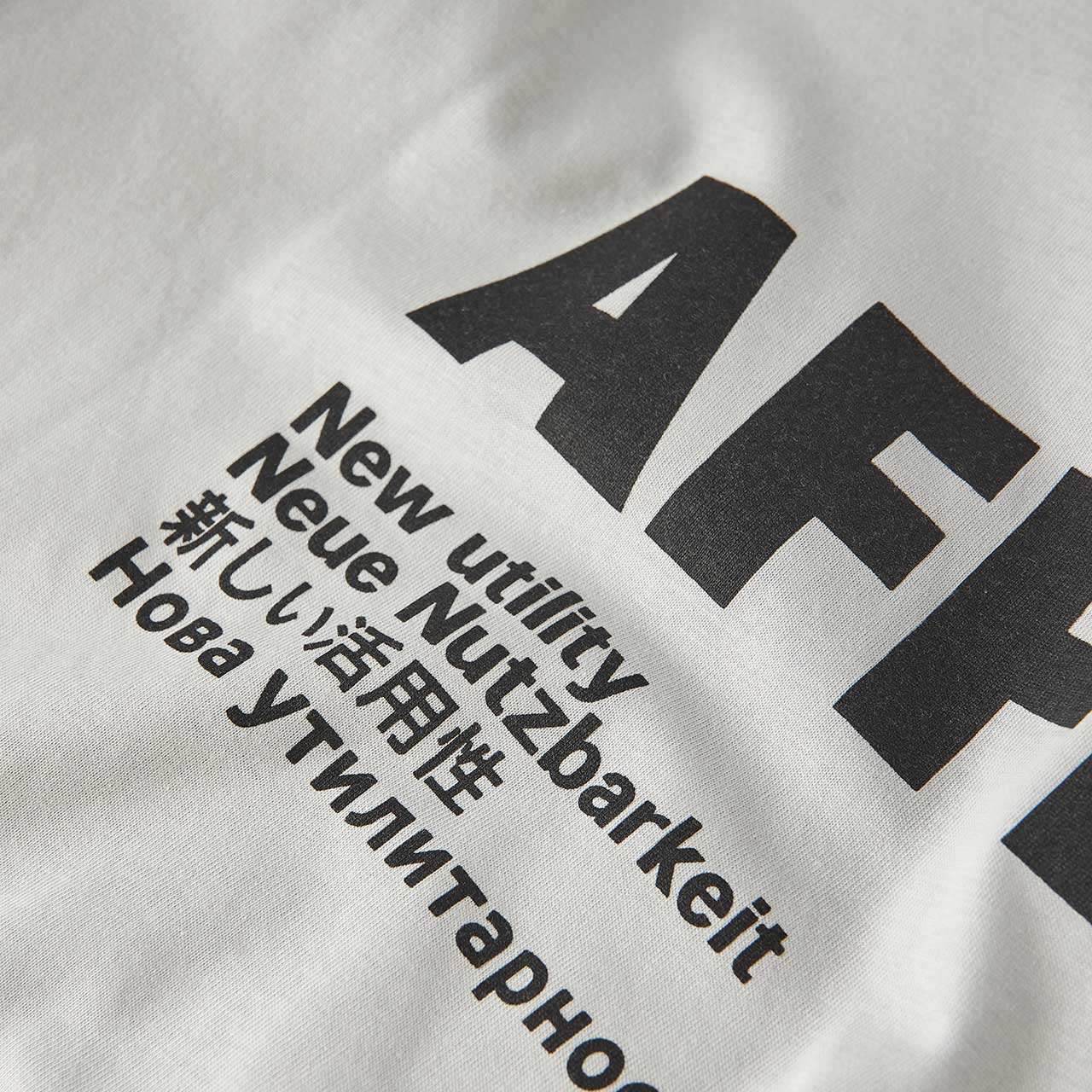 affix works affix works standardised logo t-shirt (powder grey)