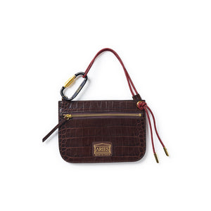 aries aries bobby bag (crocodile brown) SRAR99004-BRWSPONESIZE