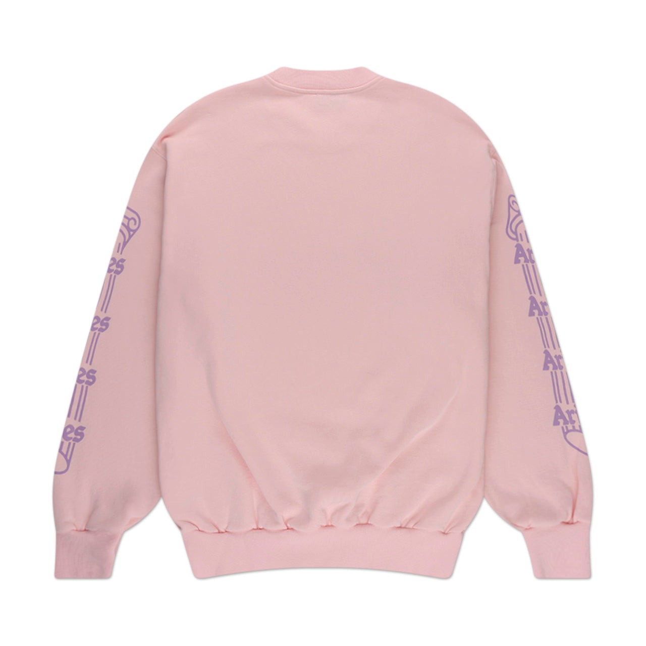 aries aries column sweatshirt (pink)