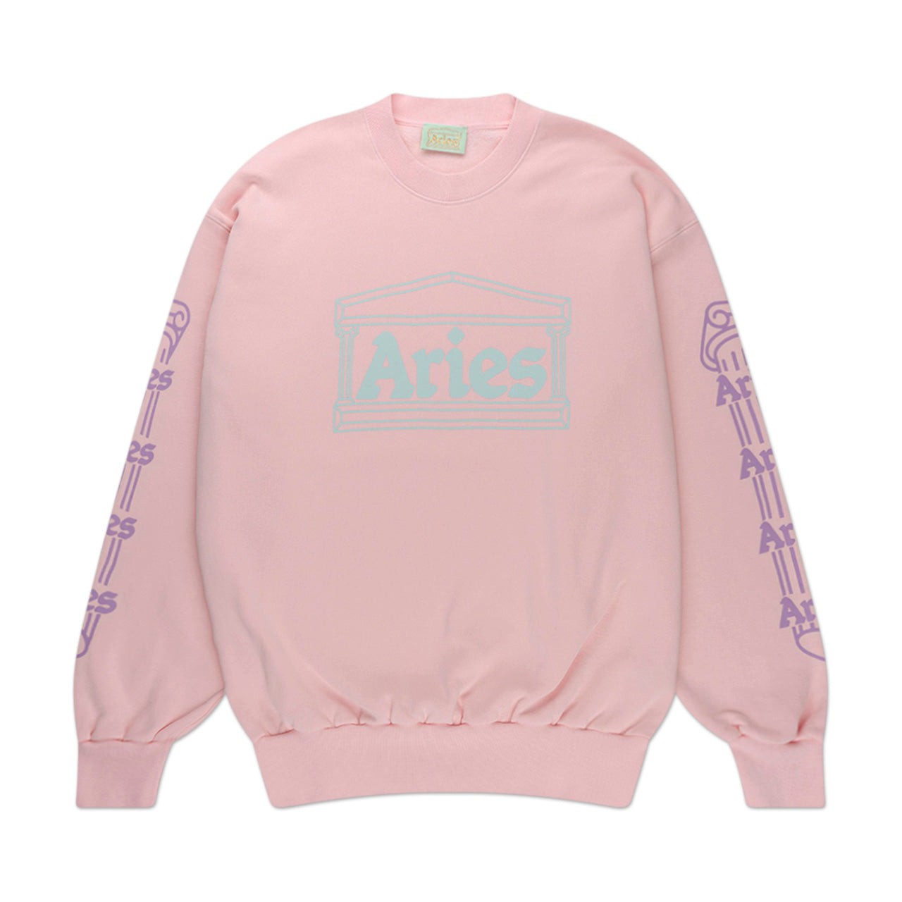 aries aries column sweatshirt (pink)