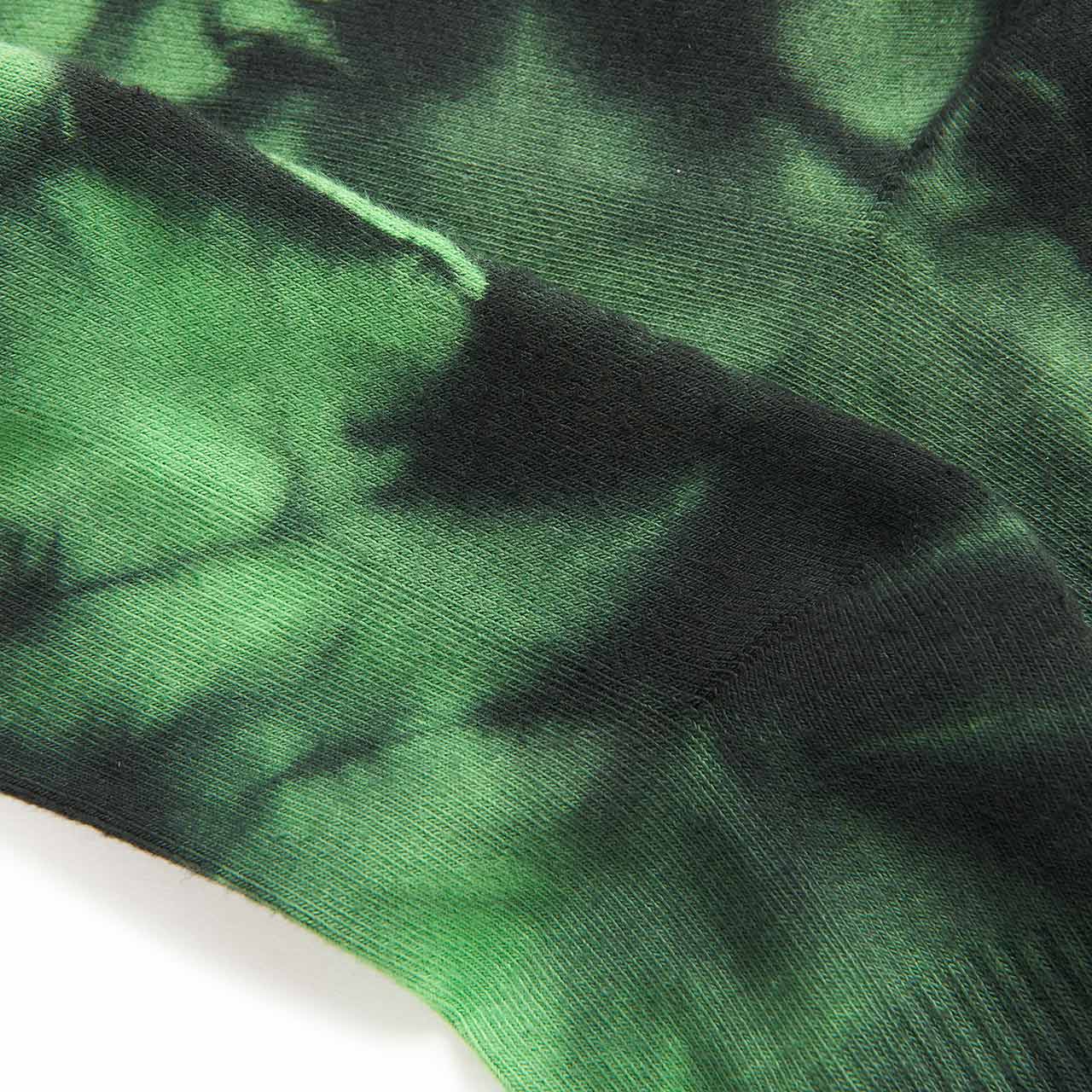 aries aries tie-dye socks (green)