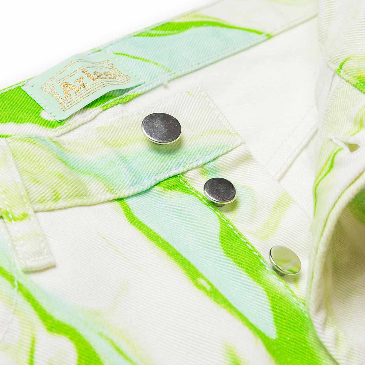 aries marble lilly jeans (white / green) - frar30501-30 - a.plus - Image - 3