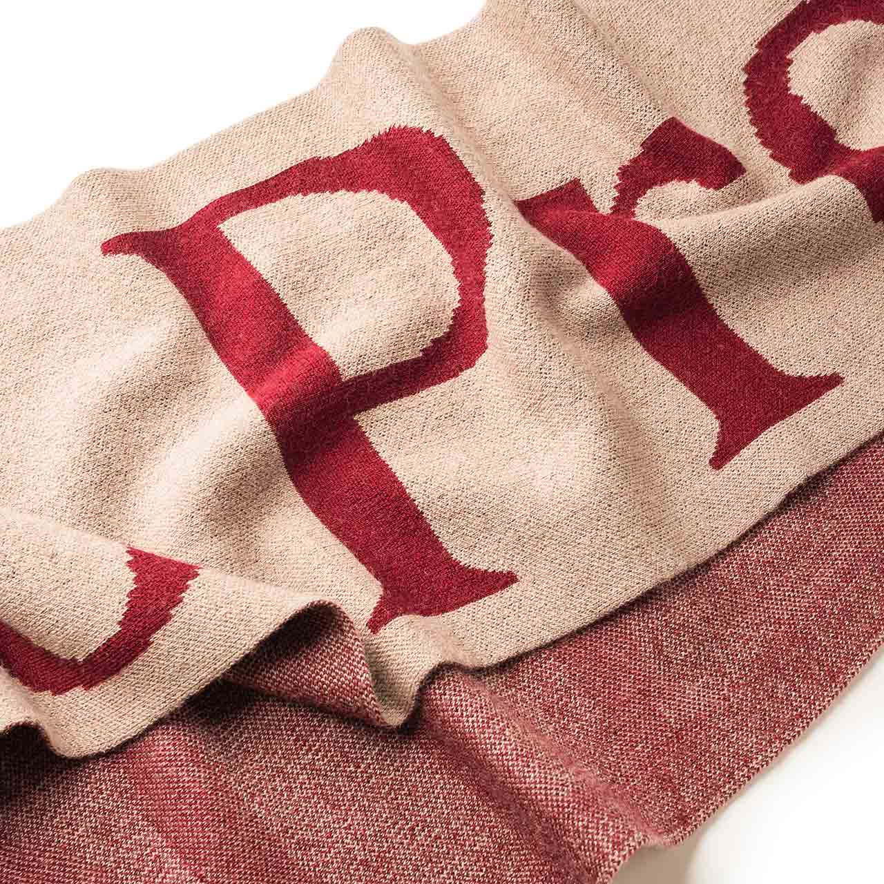 aries no problemo scarf (beige / red) - fqar90022-beige - a.plus - Image - 3