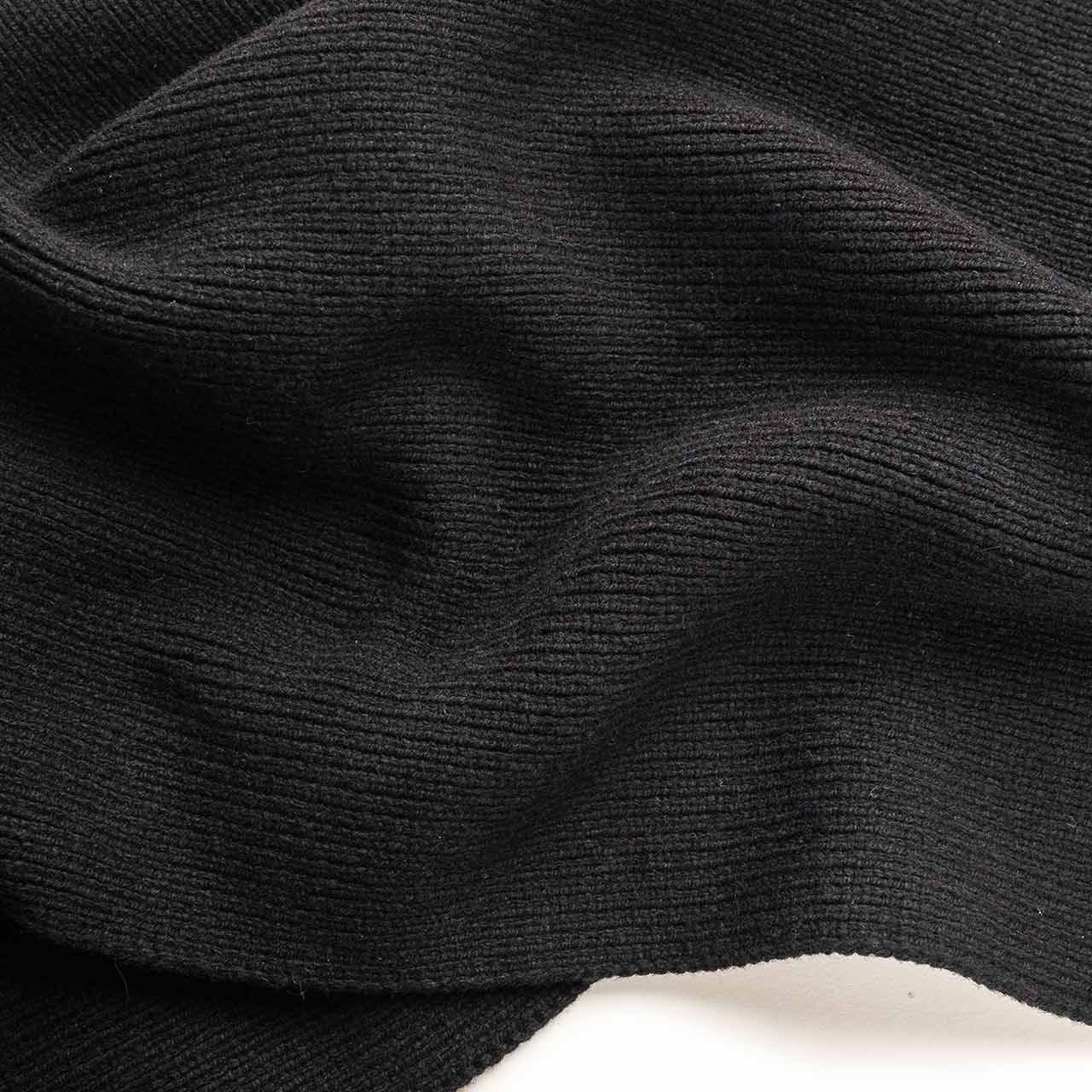 aries rubber patch scarf (black) - frar90001-blk - a.plus - Image - 3