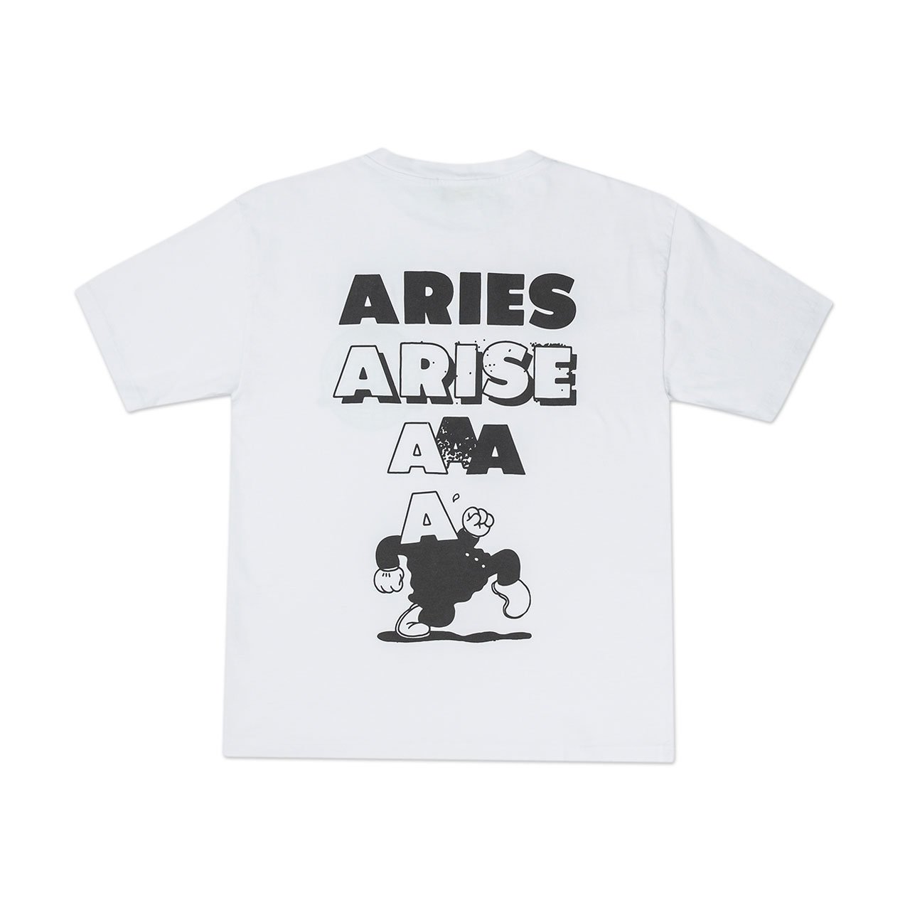 aries sad planet s/s t-shirt (white) - frar60009 - a.plus - Image - 2