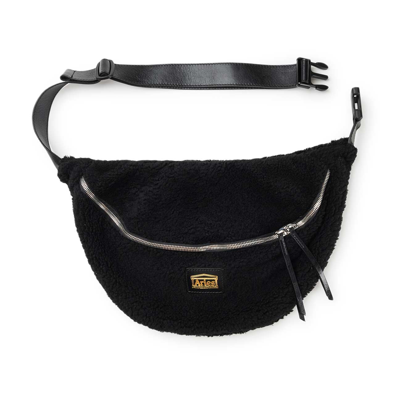 aries sheepskin elis bag (black) - spar10002 - a.plus - Image - 1