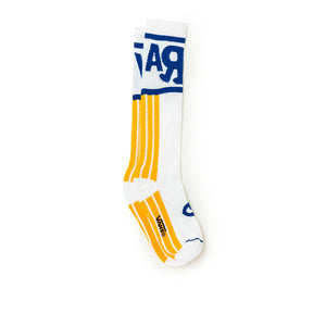 aries x vans aries x vans wm vault socks (white/yellow) VN0A5GV3YZW1