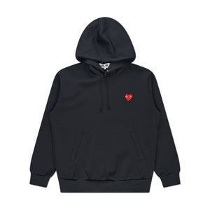 comme des garçons play sweatshirt (black)