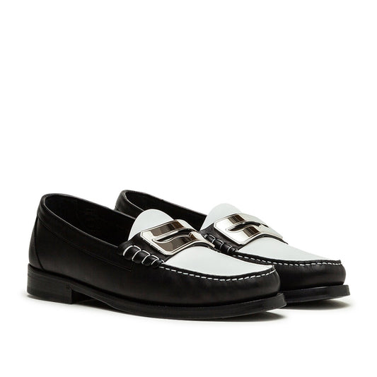 buscemi town loafer (black / white) - 120smbenpn99of - a.plus - Image - 2