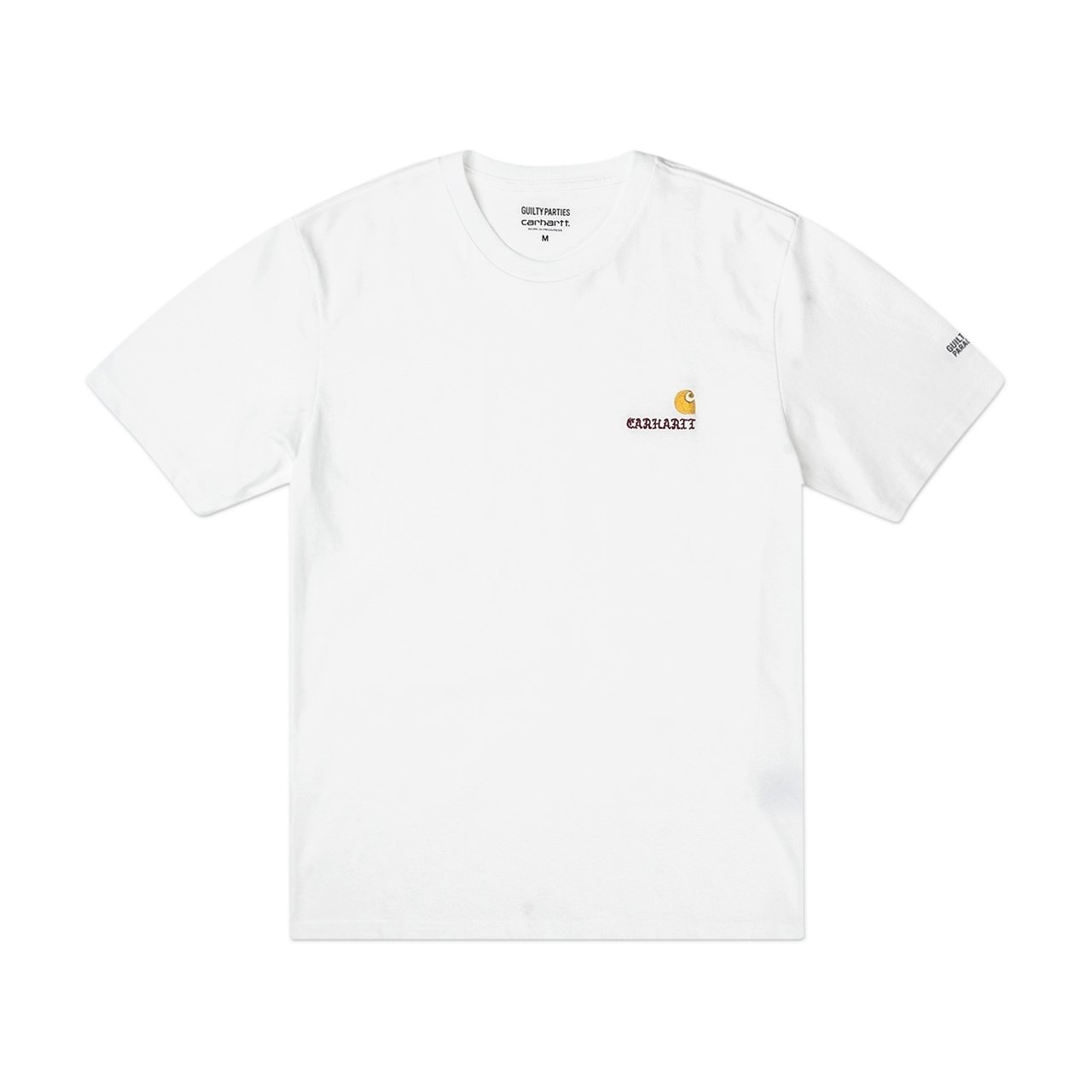 carhartt wip x wacko maria american script t-shirt (white) - i028249.0d7.00.03 - a.plus - Image - 1