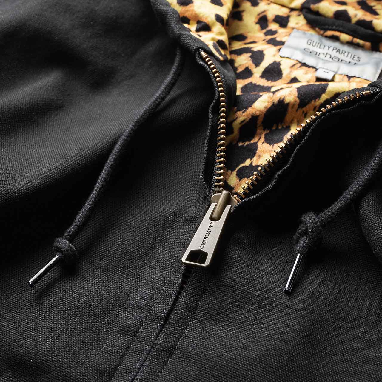 carhartt wip x wacko maria og active jacket (black / leopard print)  I028198.0D6.02.03 - a.plus