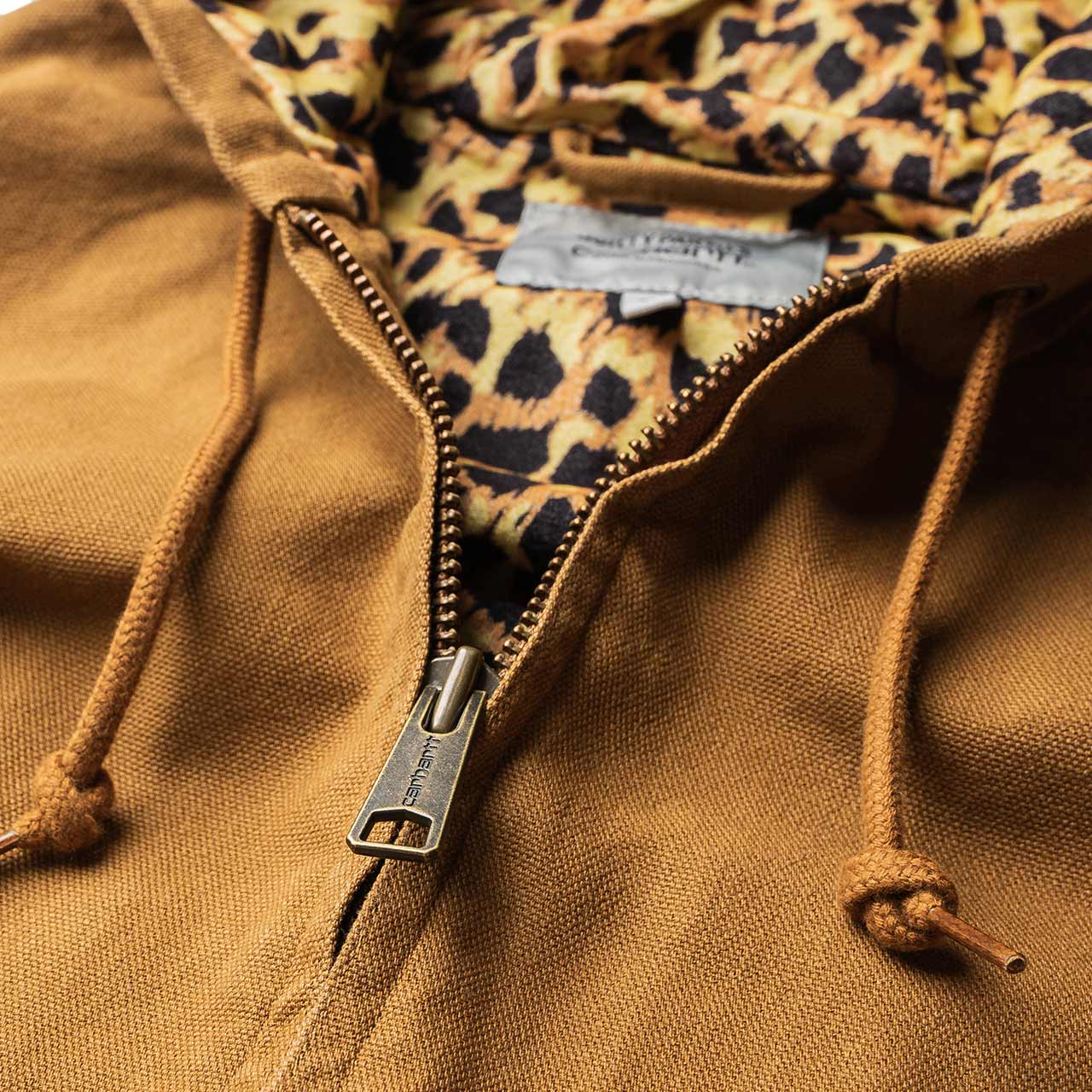 carhartt wip x wacko maria carhartt wip x wacko maria og active jacket (brown / leopard print)