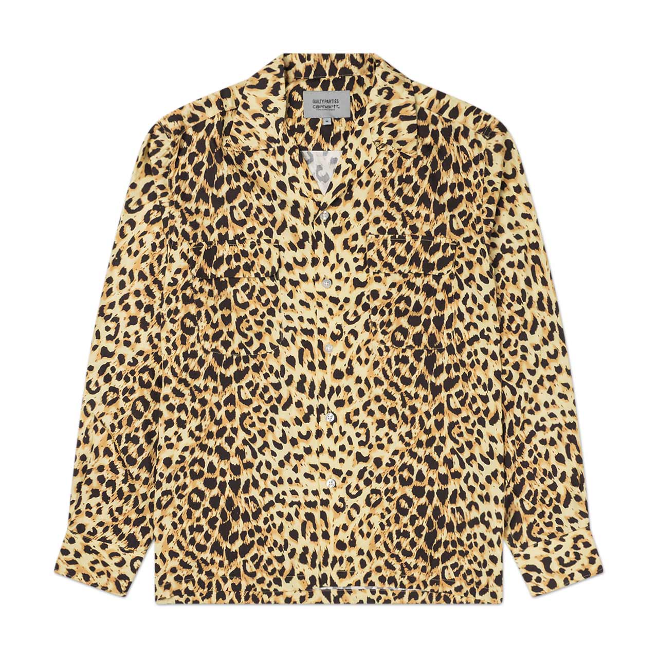 carhartt wip x wacko maria leopard shirt (leopard print) - i028239.0e1.00.03 - a.plus - Image - 1