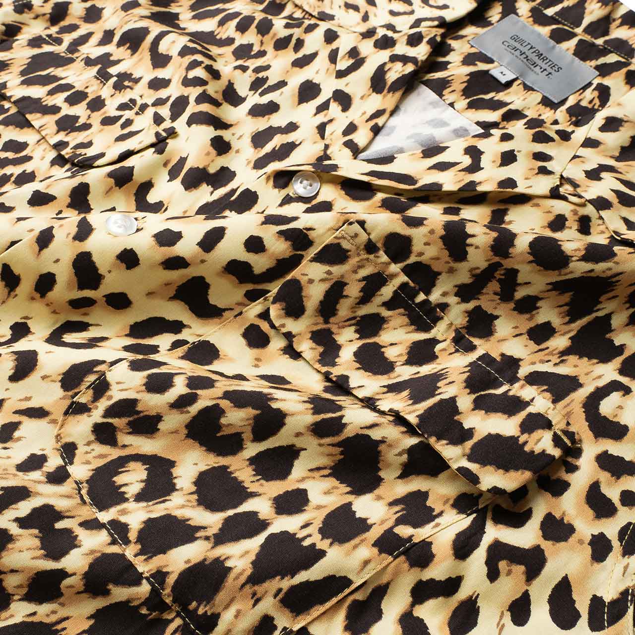 carhartt wip x wacko maria leopard shirt (leopard print) I028239