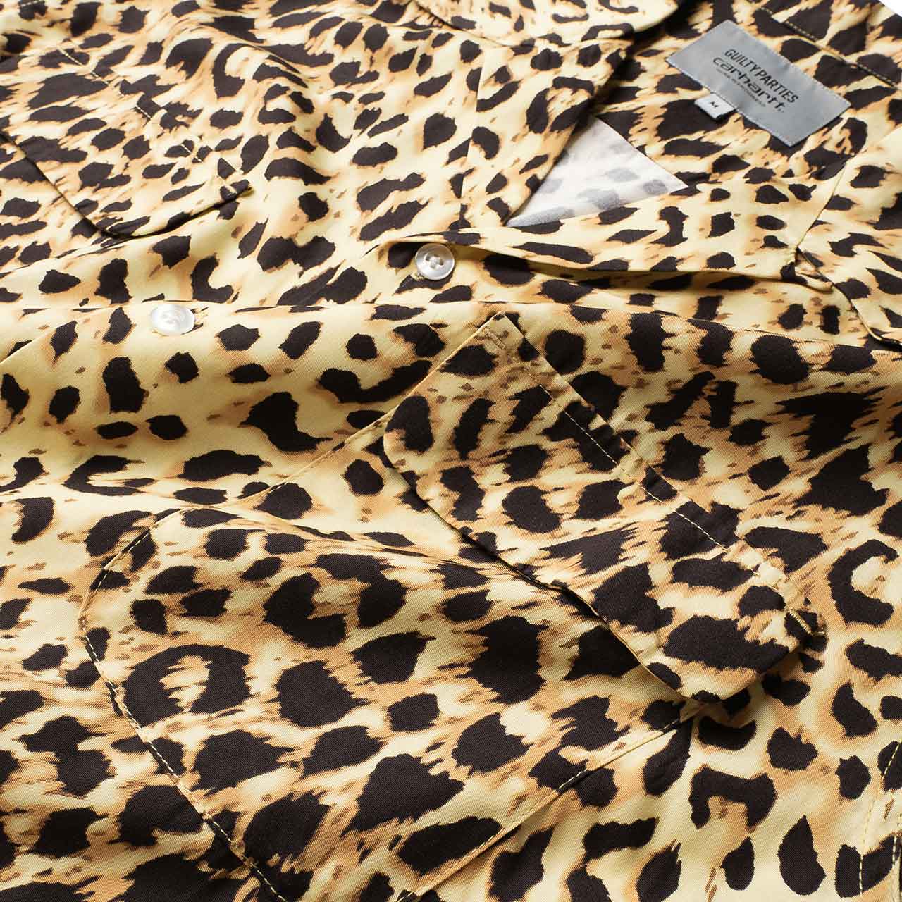 carhartt wip x wacko maria leopard shirt (leopard print) - i028239.0e1.00.03 - a.plus - Image - 4