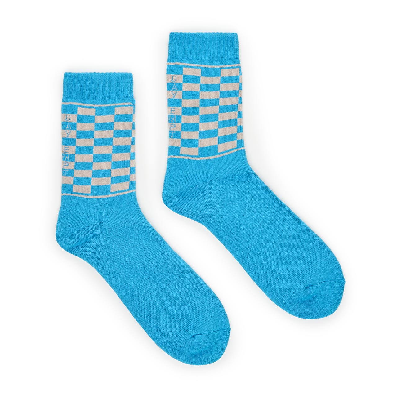 cav empt cav empt checker socks (blue)