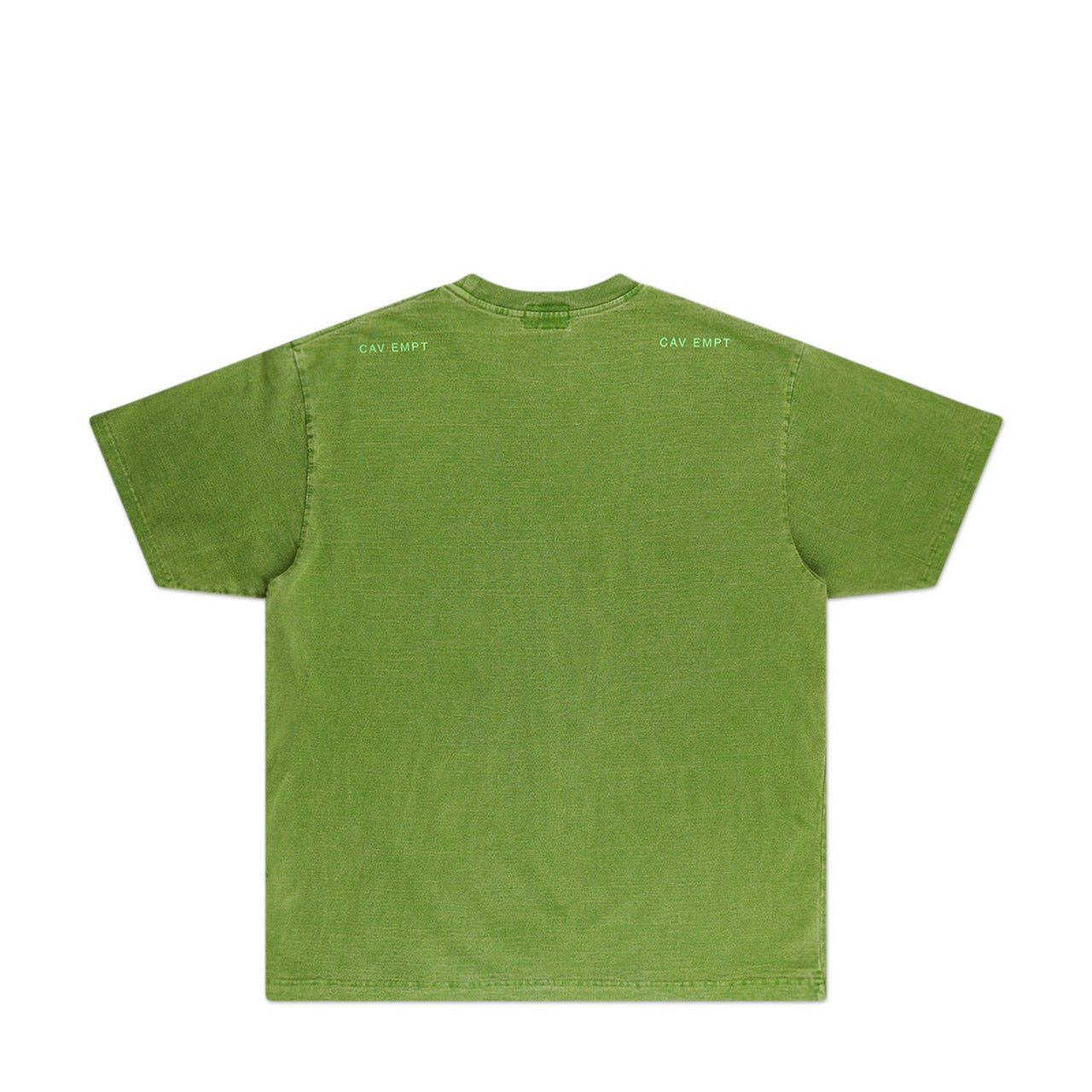cav empt cav empt overdye md null pet t-shirt (green)