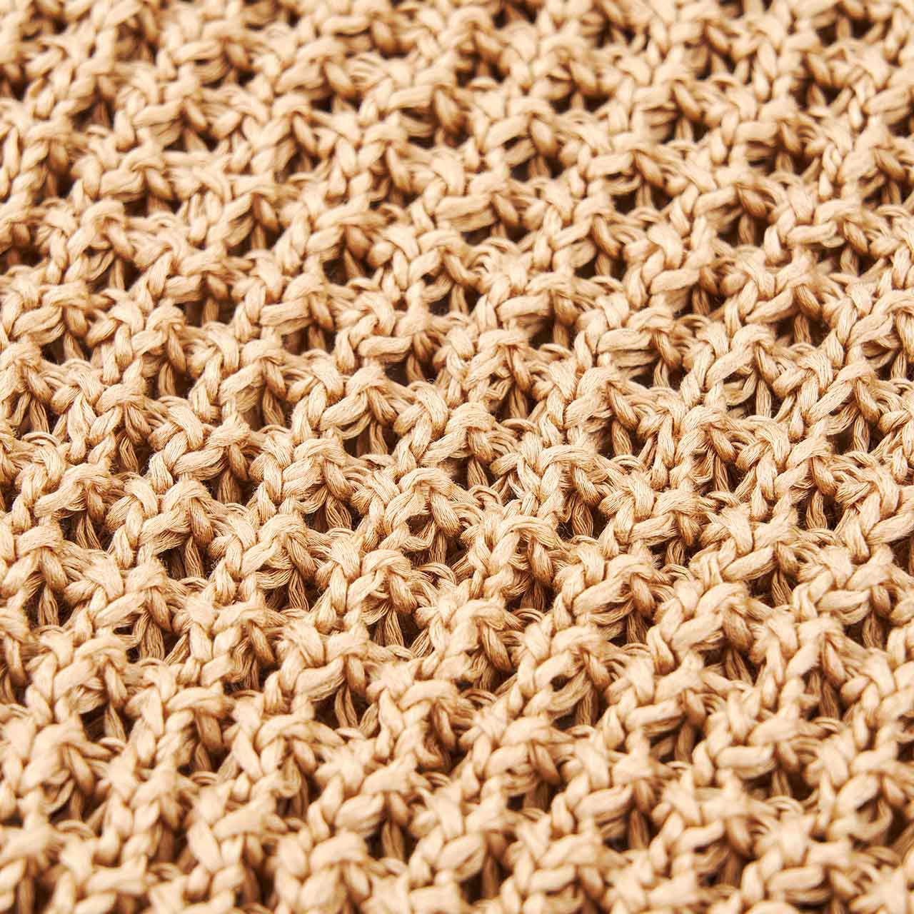 cav empt cav empt side mesh loose waffle knit (beige)