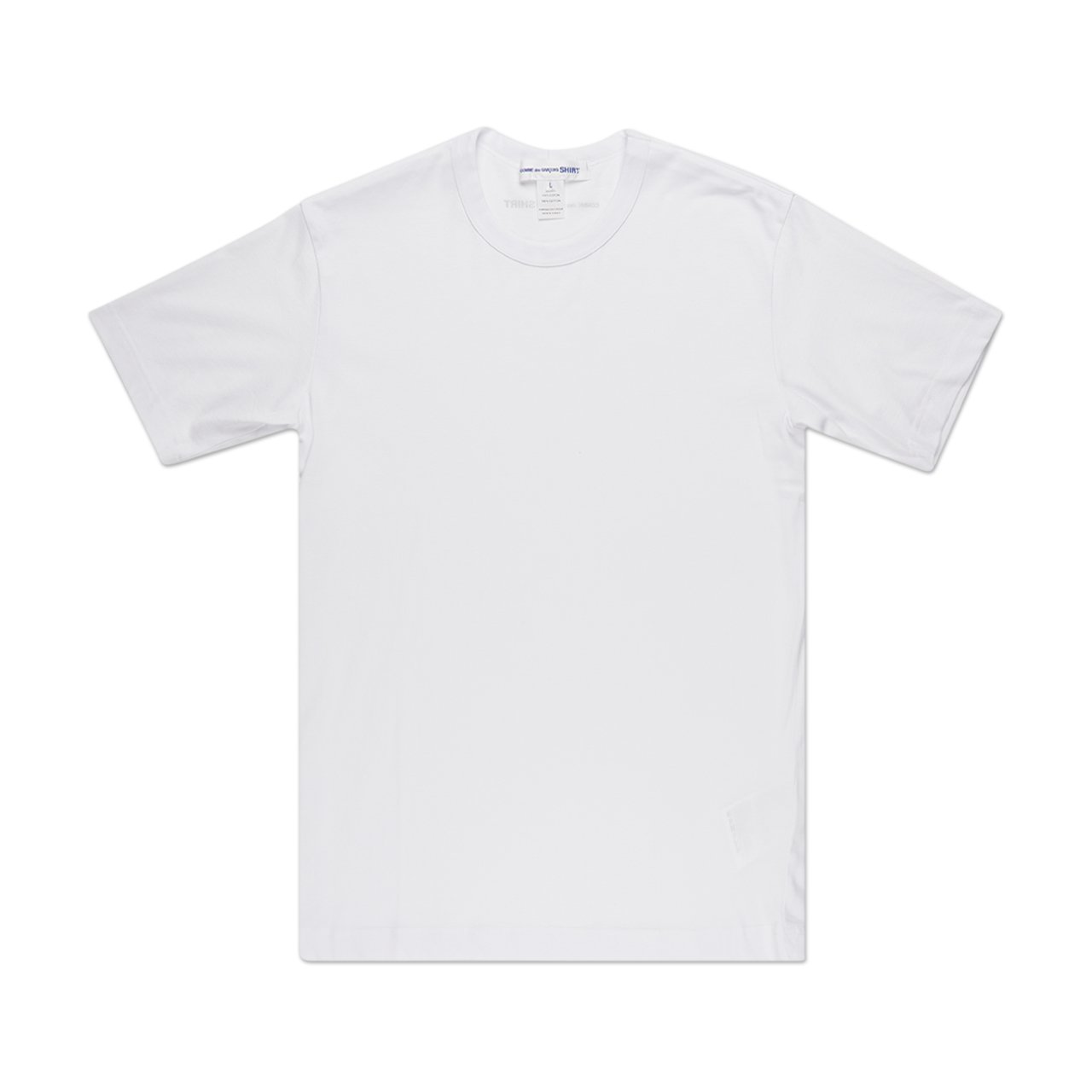 comme des garçons shirt comme des garçons shirt logo t-shirt (white)
