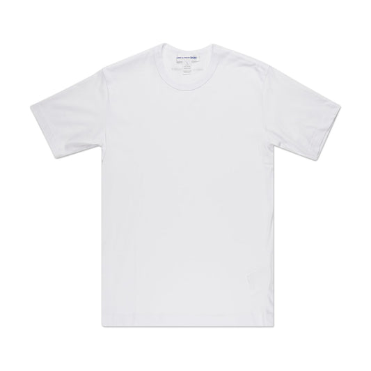 comme des garçons shirt comme des garçons shirt logo t-shirt (white)