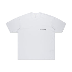 comme des garçons shirt comme des garçons shirt logo t-shirt (white)