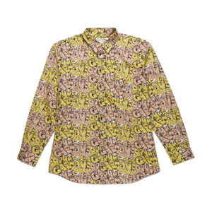 comme des garçons shirt comme des garçons shirt x kaws classic shirt (print f)