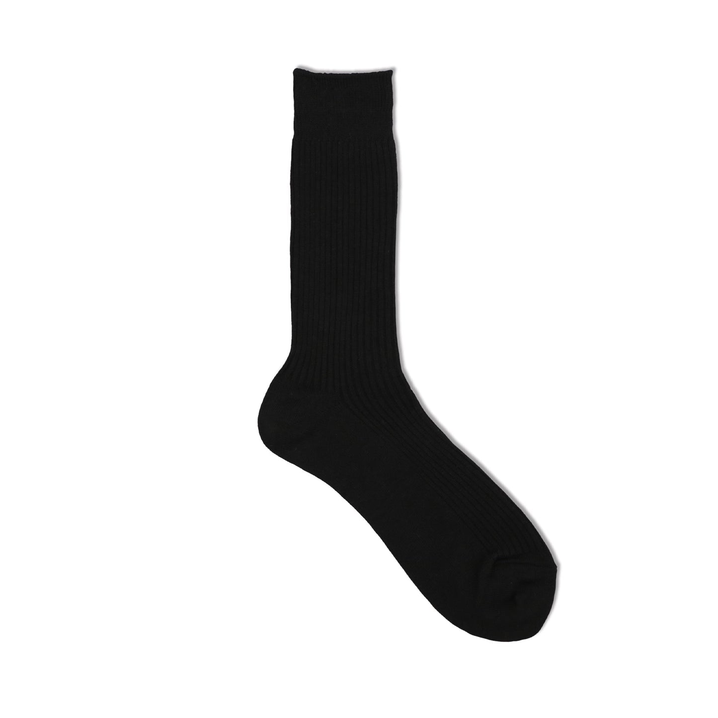 decka decka superior rib socks (black)