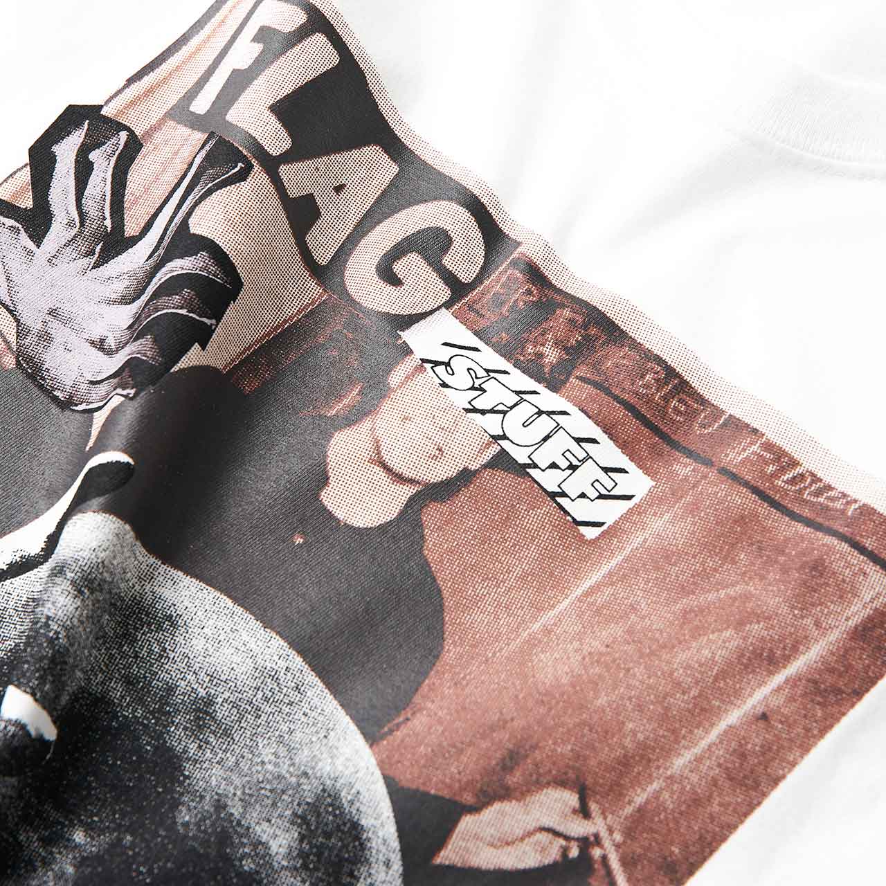 flagstuff "cut up" s/s tee (white) - 20aw-fs-78 - a.plus - Image - 5
