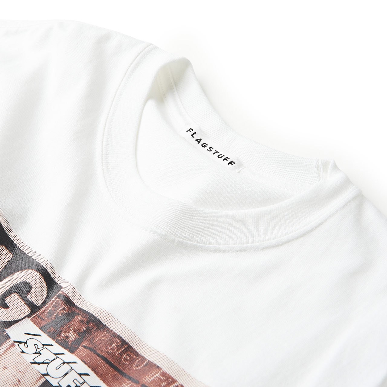 flagstuff "cut up" s/s tee (white) - 20aw-fs-78 - a.plus - Image - 3