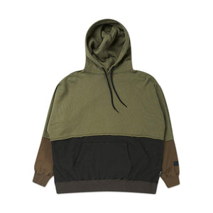 flagstuff flagstuff washed hoodie (olive multi)