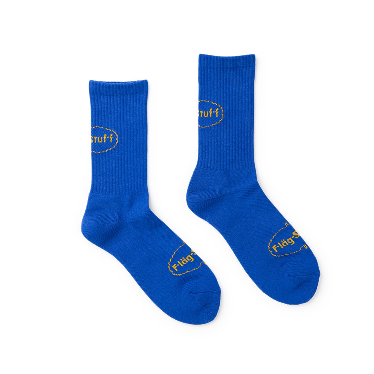 flagstuff "ice logo" socks (blue) - 19aw-spot-fs-10 - a.plus - Image - 1