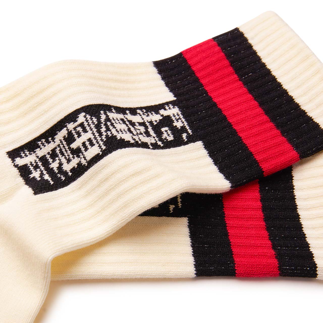 flagstuff "kanji logo" socks (white) - 19aw-fs-70 - a.plus - Image - 2