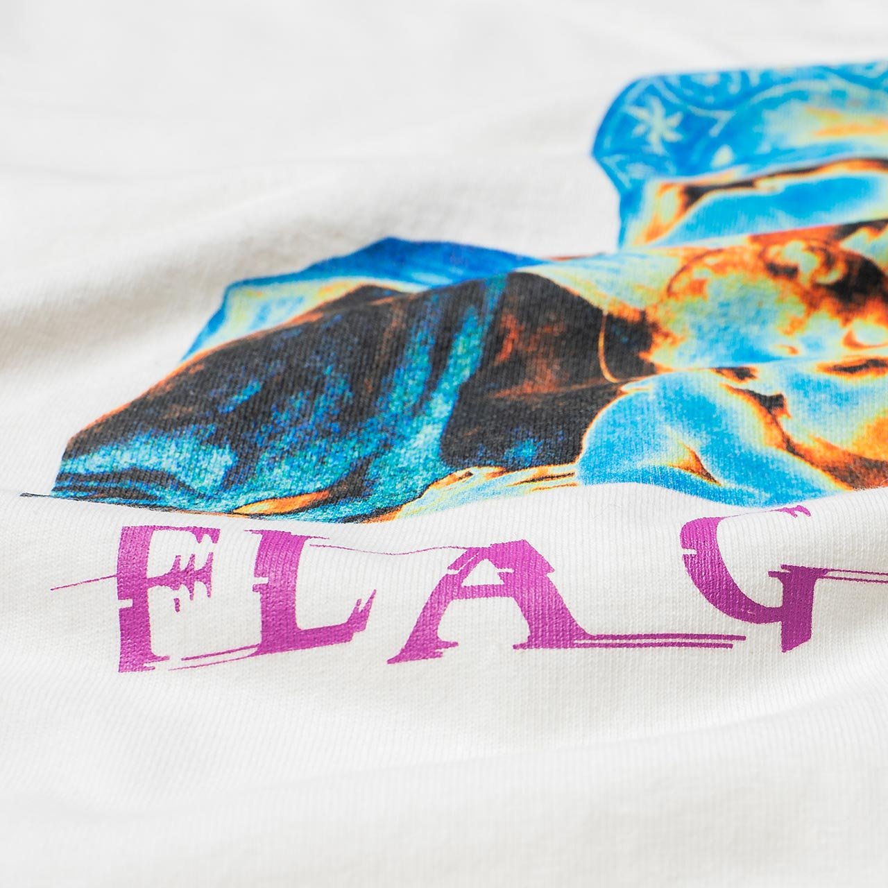 flagstuff "wish" t-shirt (white) - 19aw-fs-55 - a.plus - Image - 3