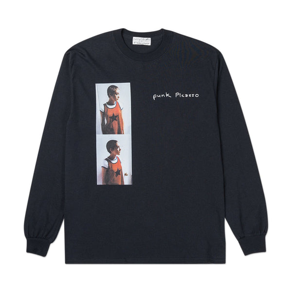 flagstuff x larry clark l/s t-shirt (black) 19AW-FSXLC-05-blk - a.plus