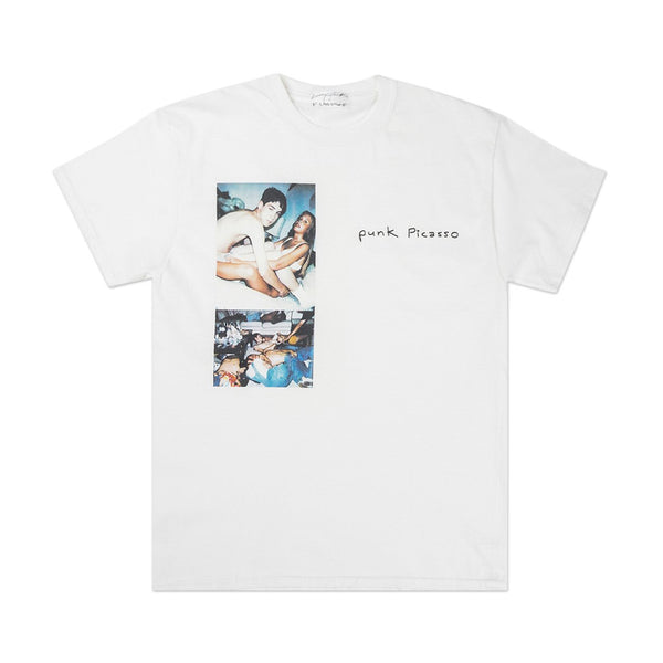 flagstuff x larry clark t-shirt (white) 19AW-FSXLC-06-wht - a.plus