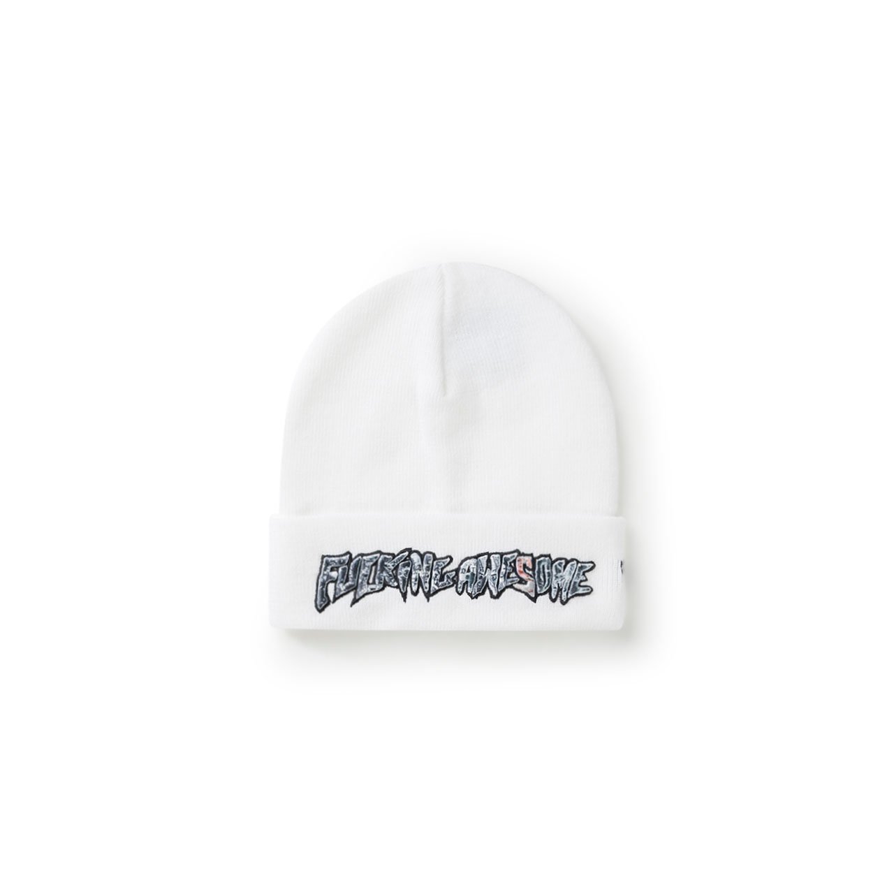 fucking awesome actual visual guidance new era beanie (white) - p706132-001 - a.plus - Image - 1