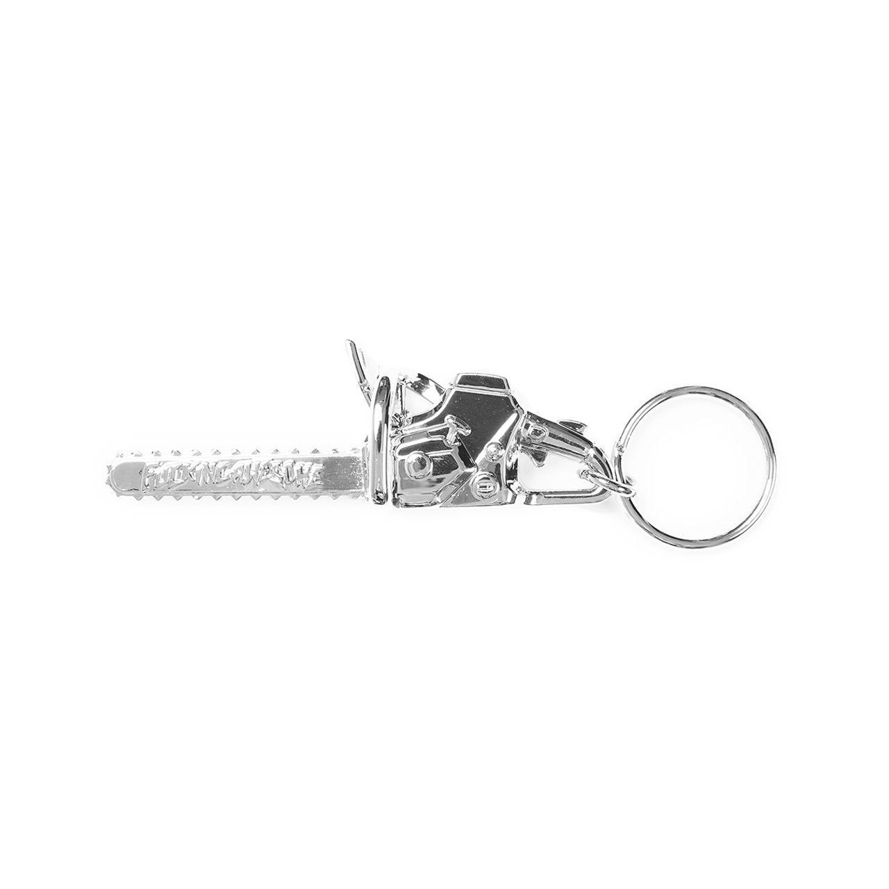 fucking awesome chainsaw keychain (silver) - p704157-001 - a.plus - Image - 1