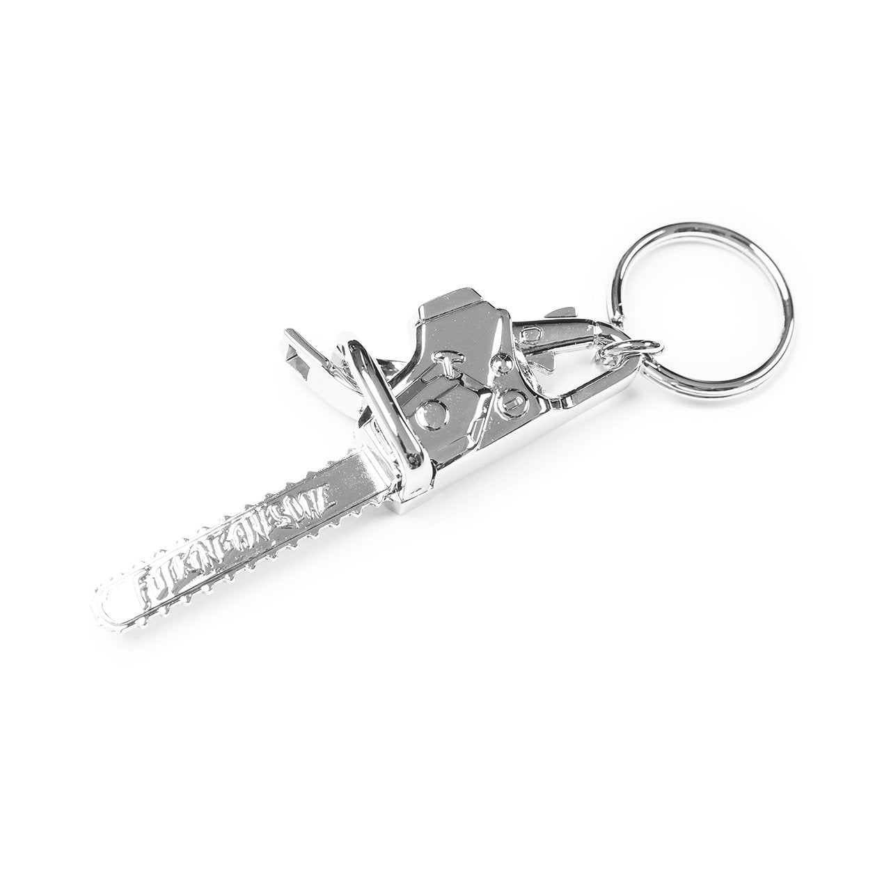 fucking awesome chainsaw keychain (silver) - p704157-001 - a.plus - Image - 2