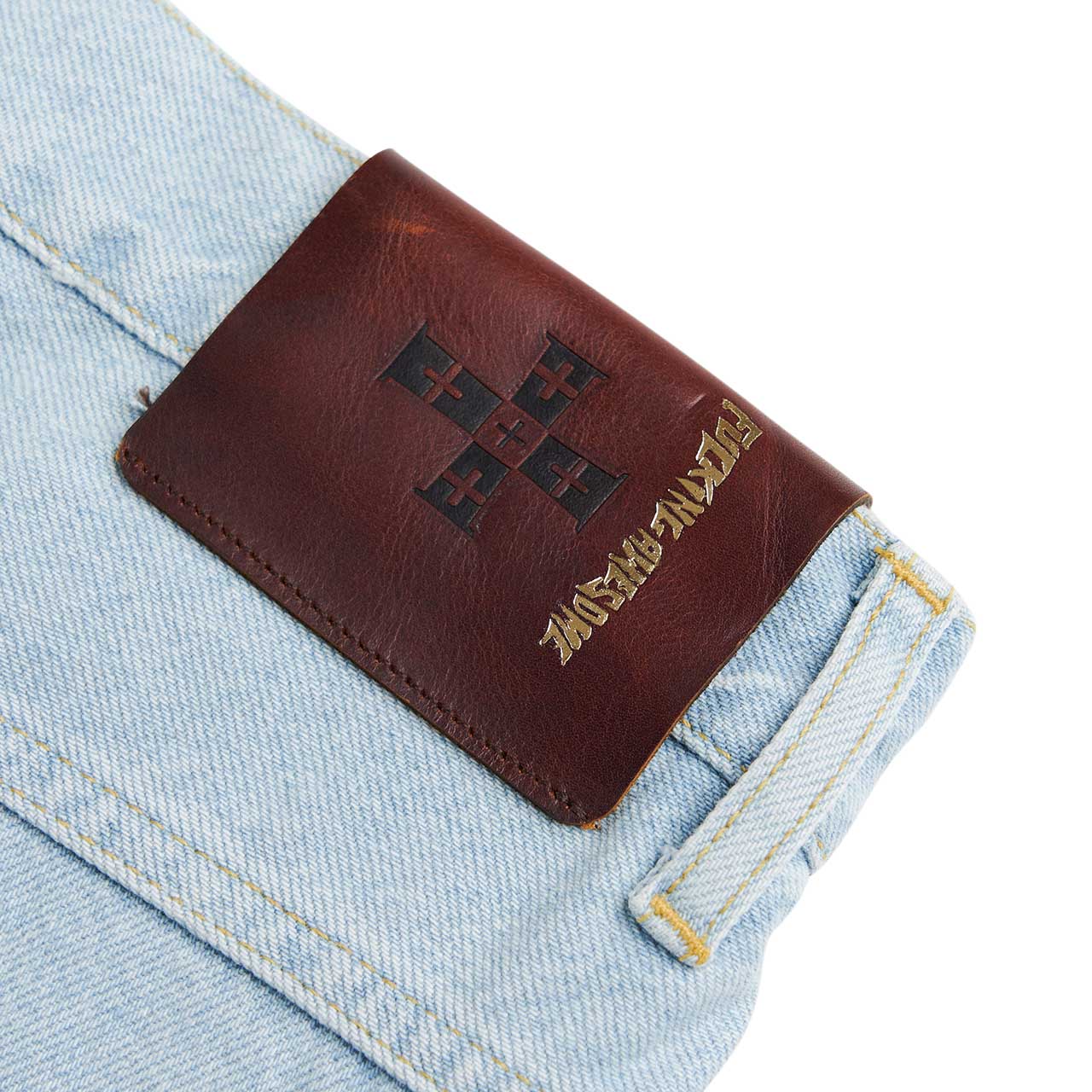 fucking awesome fucking awesome baggy zip off carpenter pants (blue)