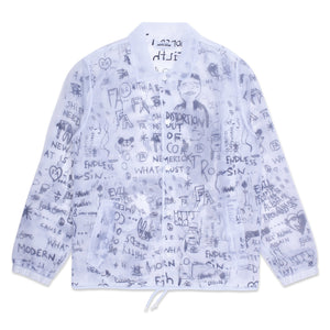 fucking awesome fucking awesome distortion coaches jacket (white)