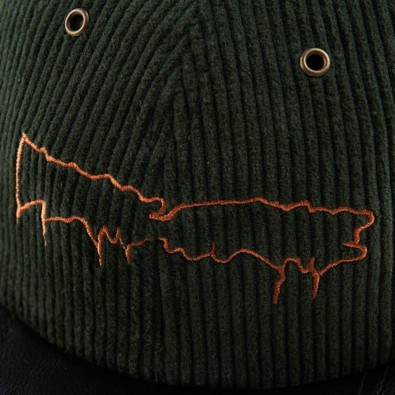 fucking awesome fucking awesome drip corduroy strapback cap (green) P709194