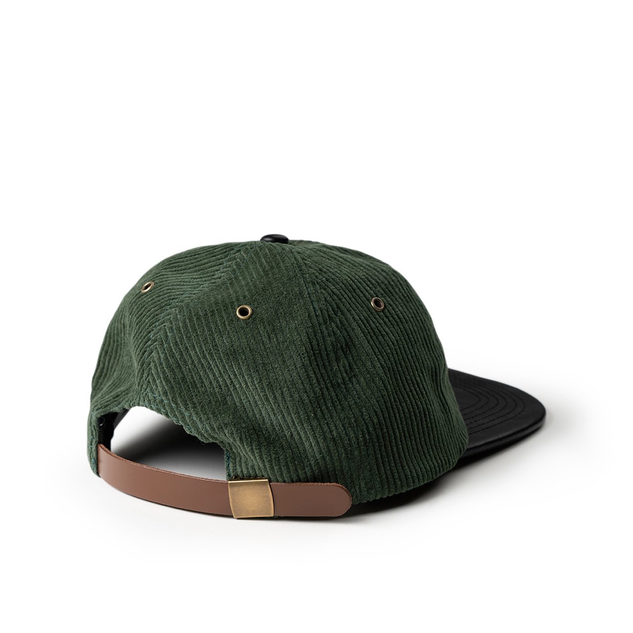 fucking awesome drip corduroy strapback cap (green)