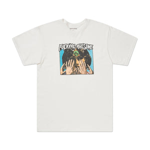 fucking awesome fucking awesome fortune teller t-shirt (white)