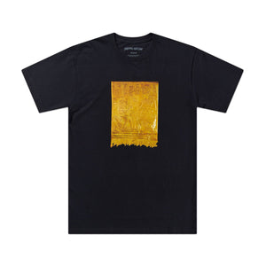 fucking awesome fucking awesome gold hieroglyphic t-shirt (black)