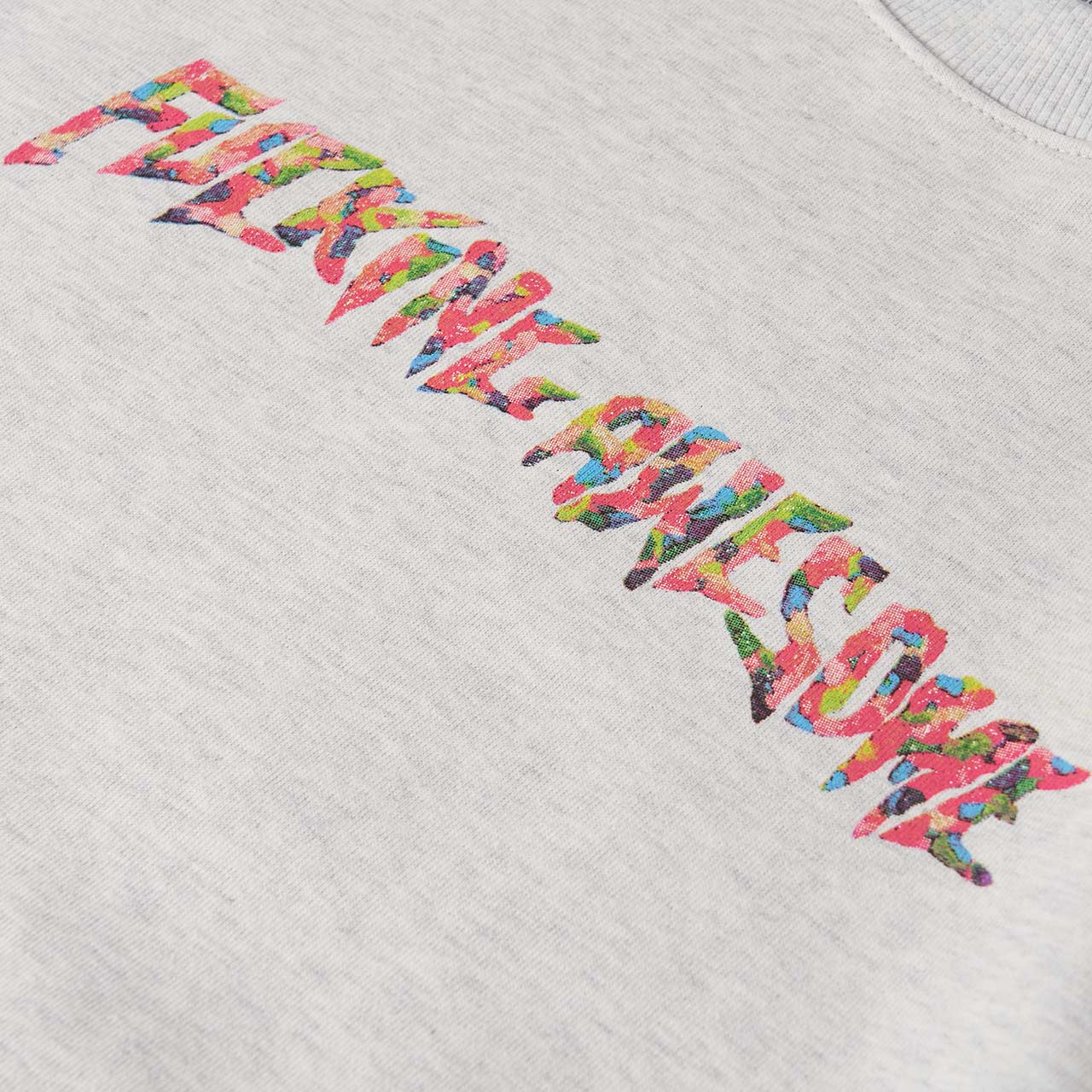 fucking awesome gum stamp crewneck (heather grey) P709251 - a.plus