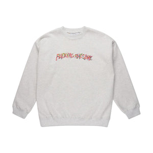 fucking awesome fucking awesome gum stamp crewneck (heather grey)